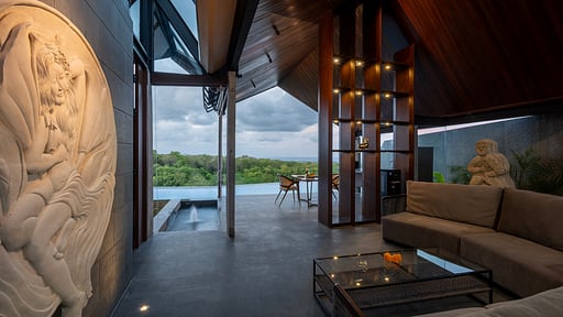 Khaya Luxury Villa One Bedroom Ocean View Salón