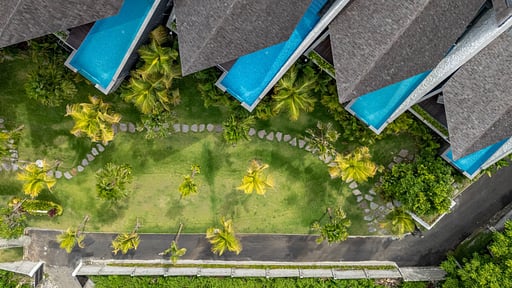 Khaya Luxury Villa Two Bedroom Garden View Drohnen-Bilder