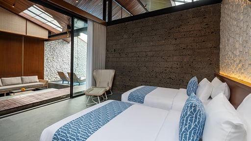 Khaya Luxury Villa Two Bedroom Garden View Schlafzimmer 2