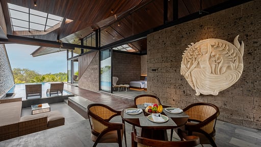 Khaya Luxury Villa Two Bedroom Garden View Wohnbereich