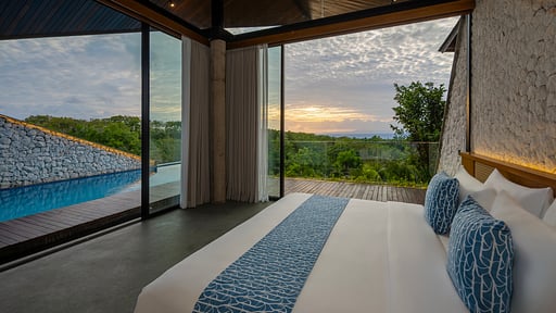 Khaya Luxury Villa Two Bedroom Ocean View Bedroom 1