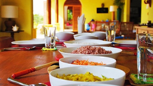 Khomba Beach House Zona pranzo