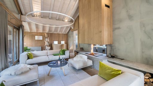 Chalet Kibo Woonkamer