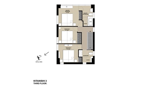 Kitanishi House 3 Floor plan