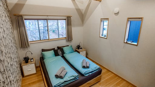 Kitsune Cottage Blue Bedroom 1