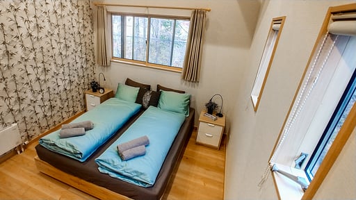 Kitsune Cottage Blue Bedroom 1