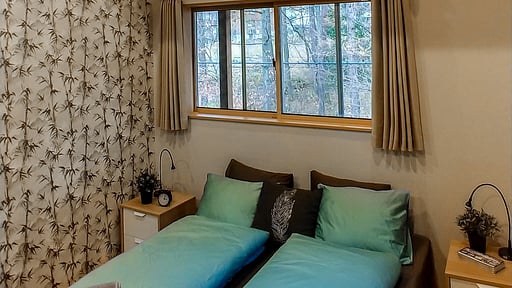 Kitsune Cottage Blue Bedroom 1