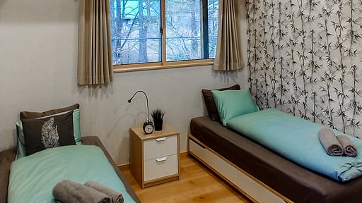 Kitsune Cottage Blue Bedroom 2
