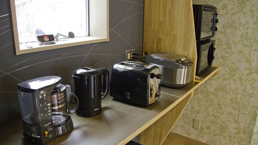 Kitsune Cottage Blue Kitchen