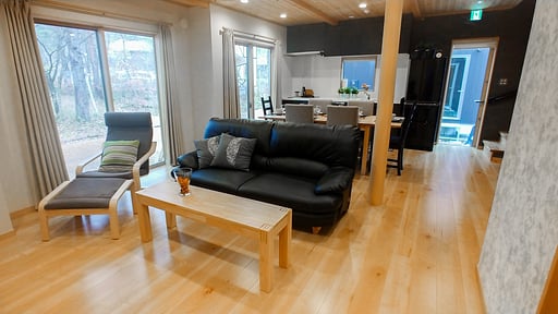 Kitsune Cottage Blue Living room