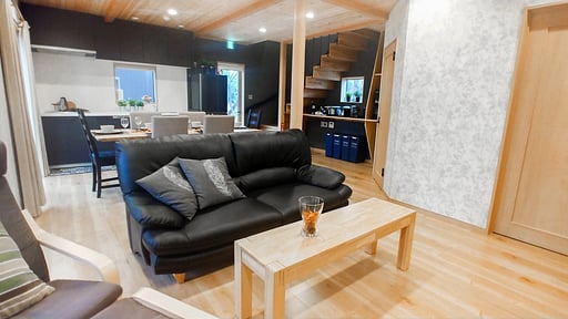 Kitsune Cottage Blue Living room