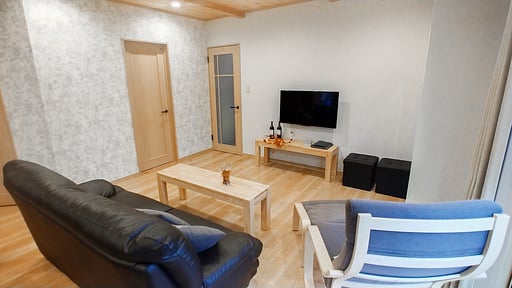 Kitsune Cottage Blue Living room