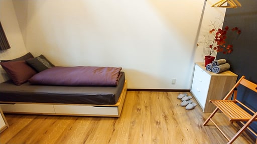 Kitsune Cottage Red Bedroom 2