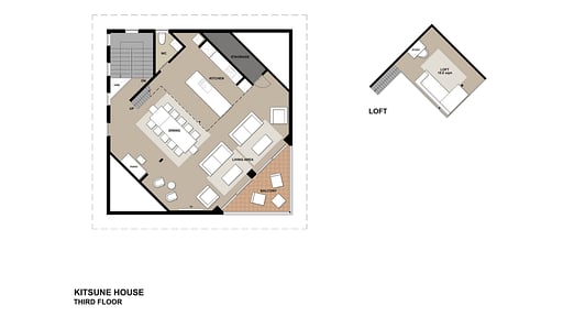 Kitsune House Floor plan