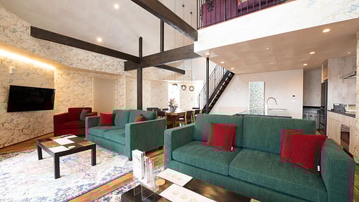 Kitsune House Living room