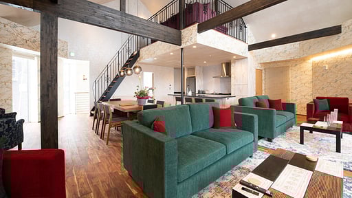 Kitsune House Living room