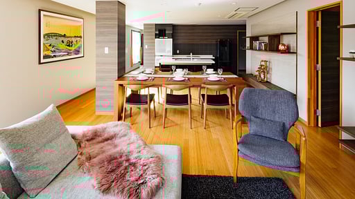 Koharu Penthouse Dining area