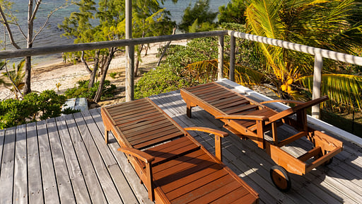 Koki Bonheur Beachfront Villa Terrasse/Veranda