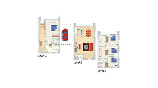 Konkuriito Hannah no Hana Floor plan