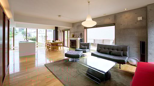 Konkuriito Hannah no Hana Living room