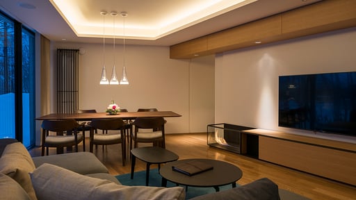 Kozue Apartment Two Bedroom Premier Dining area