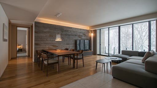 Kozue Apartment Two Bedroom Suite Dining area