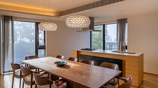 Kozue Yotei Panorama Penthouse Dining area