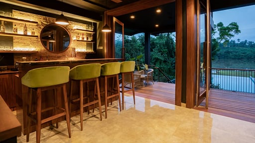 Kurokawa Villa Indoor bar