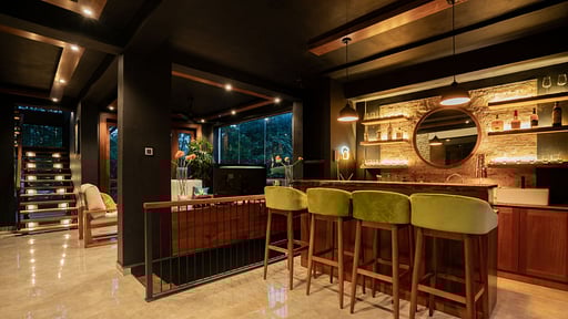 Kurokawa Villa Indoor bar