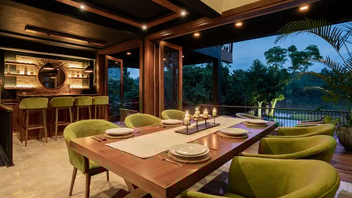 Kurokawa Villa Dining area