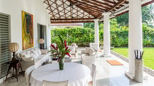 Kurumba House Dining area