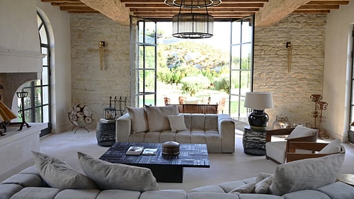 La Bastide de Flechon Woonkamer