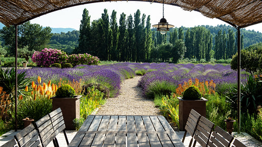La Bastide Les Vallats Terrace/Veranda