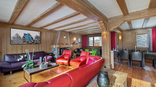 Chalet La grange a Gege Living room