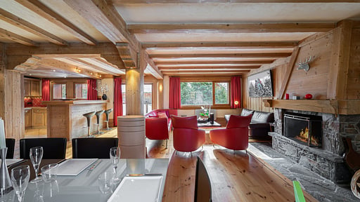 Chalet La grange a Gege Living room