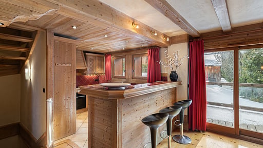 Chalet La grange a Gege Kitchen