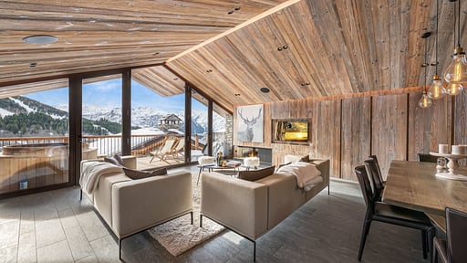 Chalet La Grange Martinel Living room