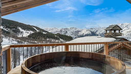 Chalet La Grange Martinel Jacuzzi