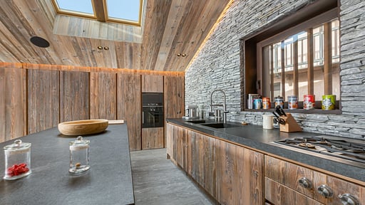 Chalet La Grange Martinel Kitchen