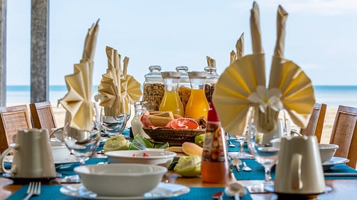La Lagune Villa Dining area
