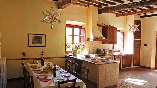 Villa La Loggia 9 Eethoek