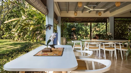 La Palmeraie Estate Dining area