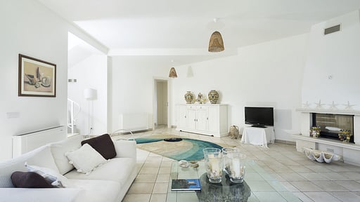 La Plage Villa Woonkamer