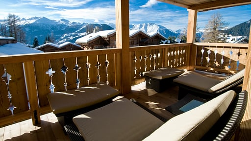 La Vallèe Blanche Terrasse/Veranda