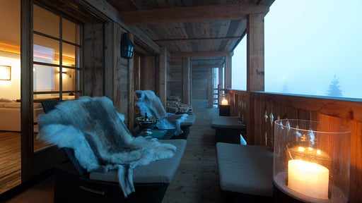 La Vallèe Blanche Terrasse/Veranda