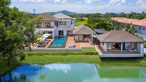 Lake View Villa Drone pictures