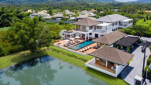 Lake View Villa Drone pictures