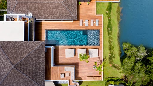 Lake View Villa Drone pictures