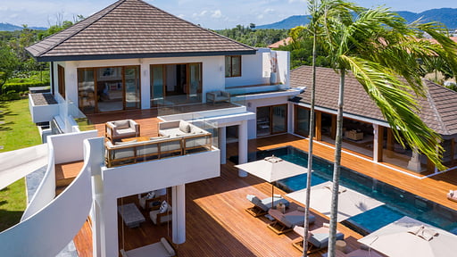 Lake View Villa Drone pictures