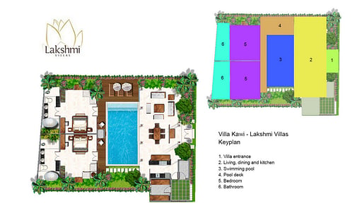 Lakshmi Villa Kawi Floor plan